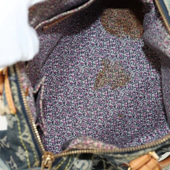 LOUIS VUITTON Monogram Denim Patchwork Speedy 30 Bag Blue M95380 Auth yk19687A - Picture 11 of 16